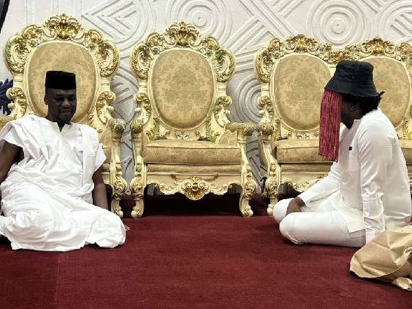 Alhaji Abubakar Shehu Abubakar III and Anas Aremeyaw Anas