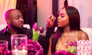 Davido with his baby mama, Chioma Rowland