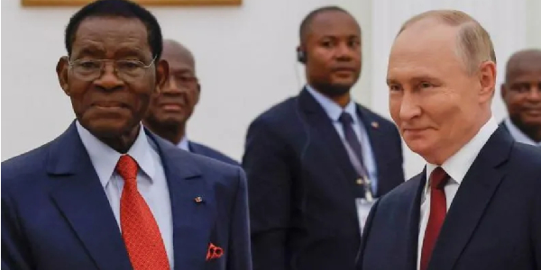 The presidents of Equatorial Guinea and Russia met in September