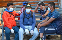 Family and friends react as avalanche victims’ bodies arrive at a Kathmandu hospital