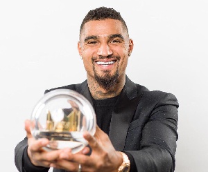 Kevin Prince Boateng was awarded for being active in the fight against racism on and off the pitch