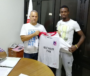 Kofi Yeboah has joined Tadamon Sour of Lebanon in a one-year deal