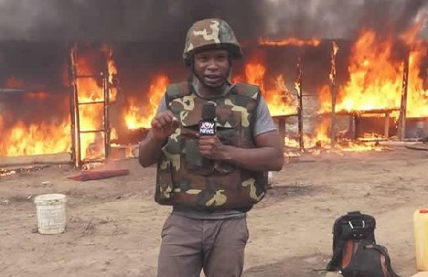 Latif Iddrisu was arrested while covering the arrest of a former NDC Deputy General Secretary