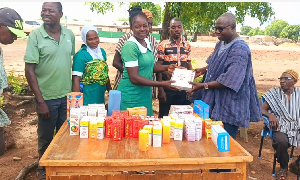 Some of the beneficiaries receiving the support