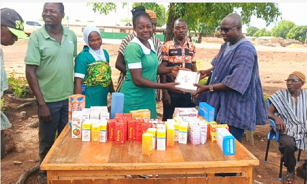 Some of the beneficiaries receiving the support