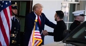 Trump greet Volodymyr Zelensky for di White House for Feb. bifor dia infamous row for di Oval Office