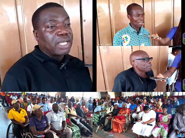 Ashanti Regional Association of Persons Living With Disabilities during the sensitization