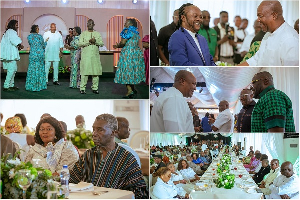 Nduom, Daddy Lumba, Samia Nkrumah, others grace President Mahama's luncheon with senior citizens