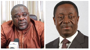 Koku Anyidoho and Dr Kwabena Duffour