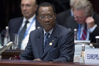 Chadian president Idris Deby Itno
