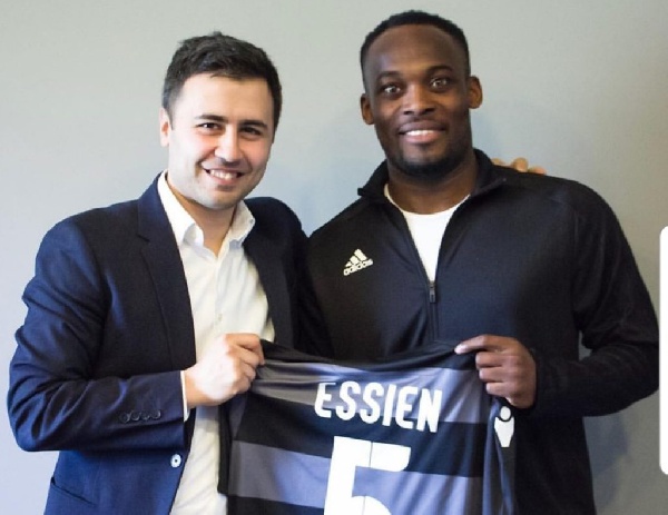Michael Essien has taken up a coaching role after joining Azerbaijan club