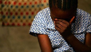 The victim reportedly attempted suicide (file photo of a sexually abused girl)