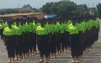 Some of the Officers in a parade