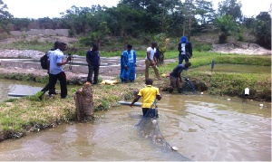 File photo of fish farming project