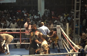 The Bukom Boxing Arena was in disarray last Saturday as fans took the law into their own hands