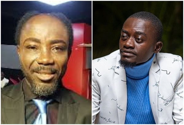 Kumawood actors Big Akwes (L) and LilWin (R)