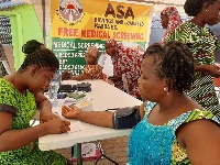 The beneficiaries received free medical screening for blood pressure, BMI, others