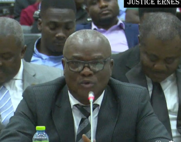 Justice Ernest Yao Gaewu is before Parliament's Appointment Committee