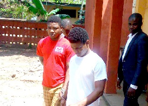 Daniel Asiedu (R) is the main suspect in the murder of late J.B Danquah Adu