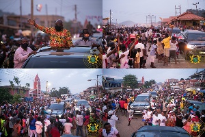 Nana Akufo-Addo is on a 4-day tour of the Greater Accra Region