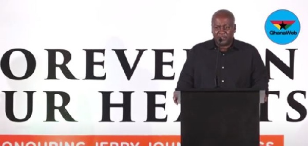 Rawlings is not a deity, but his memory will live on forever – Mahama