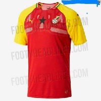 Pictures purported to be the new third kit for the Black Stars