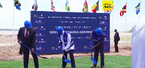 Abiy Ahmed, Aliko Dangote and Ruto launch Dangote refinery in Lamu