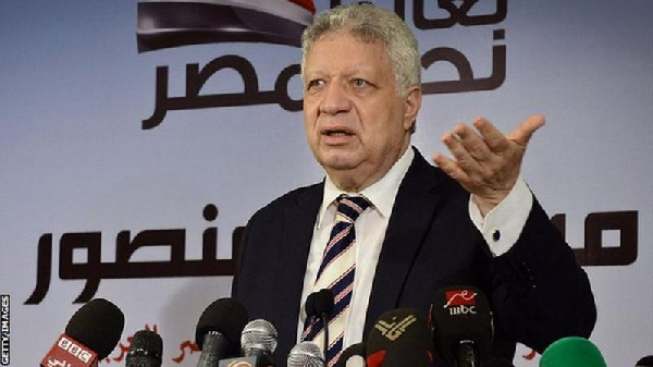 Zamalek president Mortada Mansour