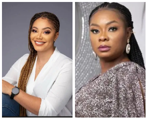 Nadia Buari (L) reflected on the fragility of life after Beverly Afaglo's (R) demise