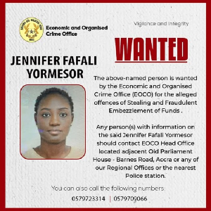 EOCO urged anyone with information on her whereabouts to contact the agency or the nearest station EOCO urged anyone with information on her whereabouts to contact the agency or the nearest station