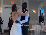 Watch as Benjamin Azamati marries long-time girlfriend Raquel Chavez
