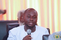 Atik Mohammed at the Flagstaff House when the President met with various political leaders