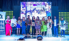 Winners at the Spotlight Awards Africa event