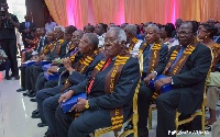 The diplomats at the ceremony