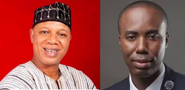 Ghana Water MD, Adam Mutawakilu [L] and Kwabena Adu-Boahene