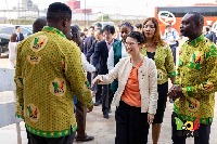 The delegation was led by Dr Kunimitsu Ayano, Japan's State Minister for Foreign Affairs