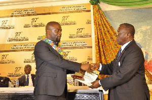 Nicholas Bortey was adjudged best innovation and technology entrepreneur of the year, 2017