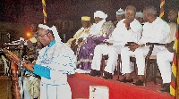 Nakoa Jamson (left) with Former President Mahama, Collins Dauda and Sheikh Osman Nuhu Sharabutu