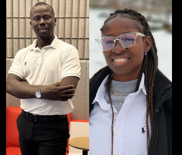 Dr Emmanuel Addai and his co-author Ama Kyeremaa Preko