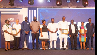 Dr. Prince Joseph Ayiku with others at the ceremony