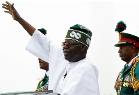 Nigeria's President Bola Tinubu during his inauguration on May 29, 2023