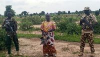 The lady claimed to be an illegal migrant from Ghana