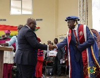 Professor Afful Broni was sworn into office by President Akufo-Addo last year