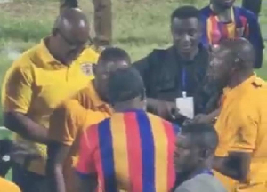 Some Technical Team members of Hearts of Oak clashed with GHALCA officials