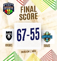 The final score stood at 67-55 in favour of the Knights