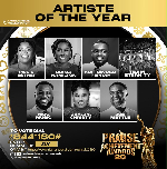 Nominees for the 2026 Praise Achievement Awards Artiste of the Year category