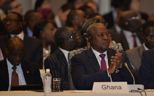 President John Mahama at the 6th Tokyo International Conference on African Development in Kenya.