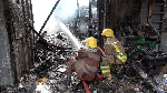 Sunyani Zongo inferno destroys five shops, leaves traders devastated