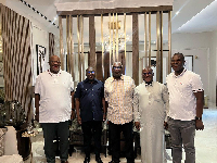 The meeting, held on May Day, provided an opportunity for Boakye Agyarko to commend Dr Bawumia