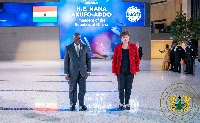 IMF boss, Kristalina Georgieva with President Akufo-Addo